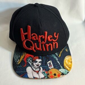 DC Commics FOREVER EVIL Harley Quinn Embroidered Cap Adjustable Back Tab